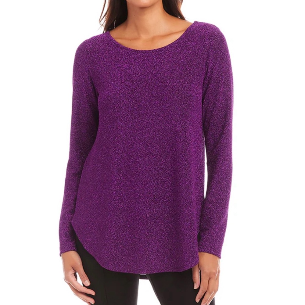 Karen Kane Metallic Top
